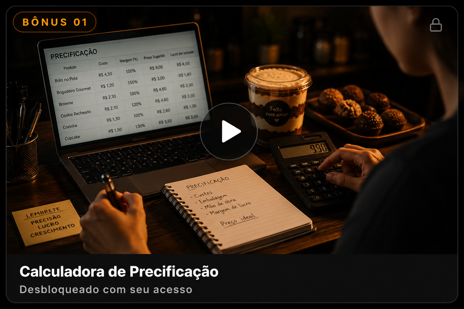 Bônus 01 — Calculadora de Precificação